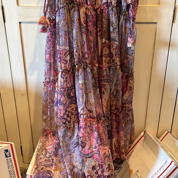 NWT MISA LOS ANGELES llya printed maxi dress size medium - Picture 7 of 13